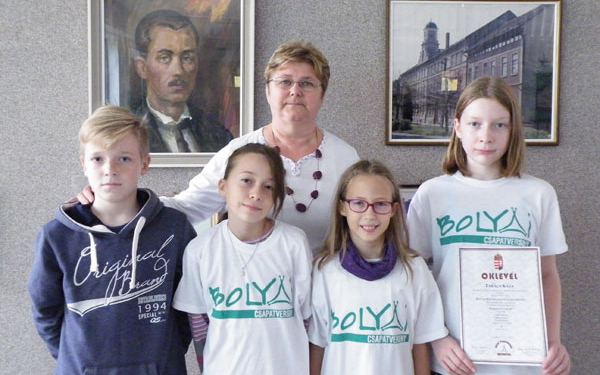 A Belvárosiból 5 csapatot hívtak meg a Bolyai matematika csapatverseny ünnepélyes eredményhirdetésére