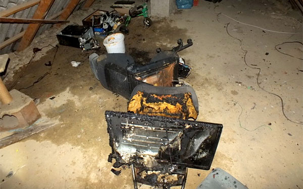 Egy naki ház padlásán gyújtogatott egy helyi férfi