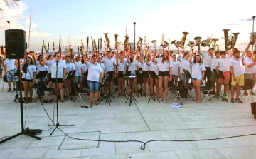 Az Ifjúsági Fúvószenekar hatalmas sikere Horvátországban