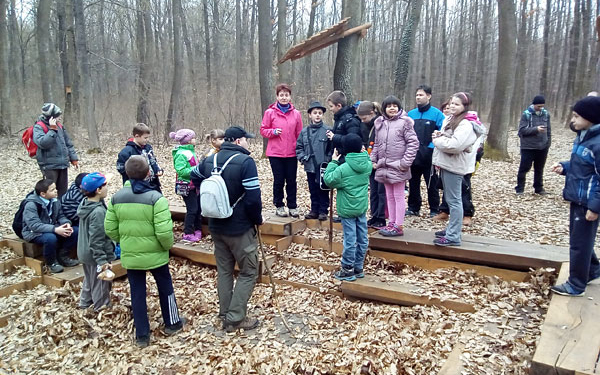 A Kaposvár melletti Deseda-tavakhoz kirándultak a belvárosis diákok