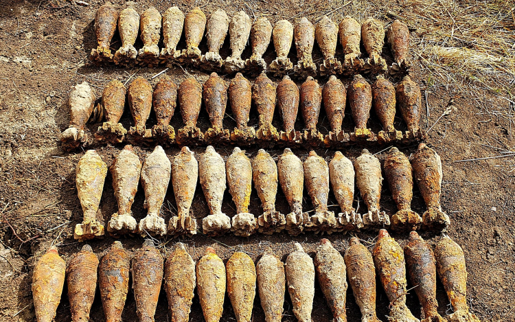 Rengeteg gránátot találtak Szombathelyen