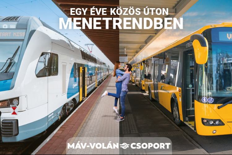 MÁV-Volán csoport: augusztustól tíz regionális vasútvonalon vonathelyettesítő autóbuszok közlekednek