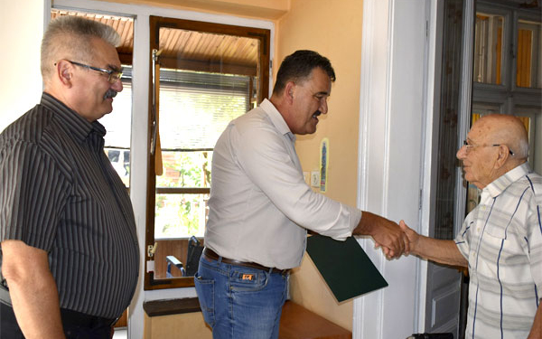 95. születésnapját ünnepelte Nagy Béla bácsi