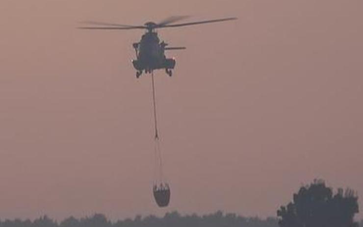 Magyar helikopter indult Bulgáriába az erdőtüzek elleni küzdelem támogatására